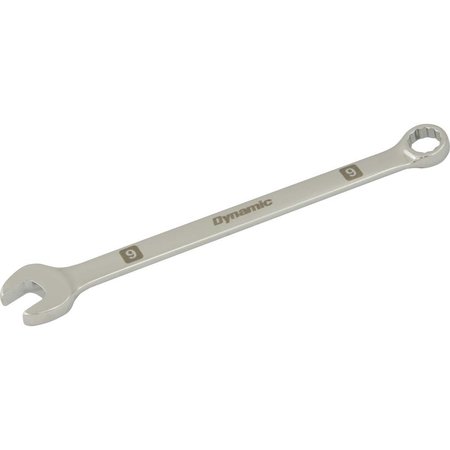 DYNAMIC Tools 9mm 12 Point Combination Wrench, Mirror Chrome Finish D074109